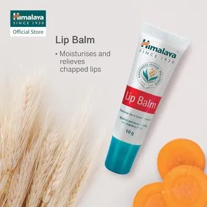 Himalaya Lip Balm 10 gm | Wheat Germ Oil & Carrot Seed Oil