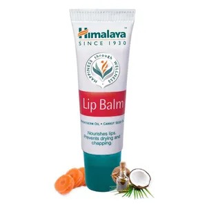 Himalaya Lip Balm 10 gm | Wheat Germ Oil & Carrot Seed Oil