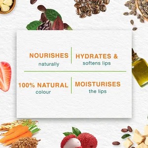 Himalaya Lip Balm 10 gm | Wheat Germ Oil & Carrot Seed Oil