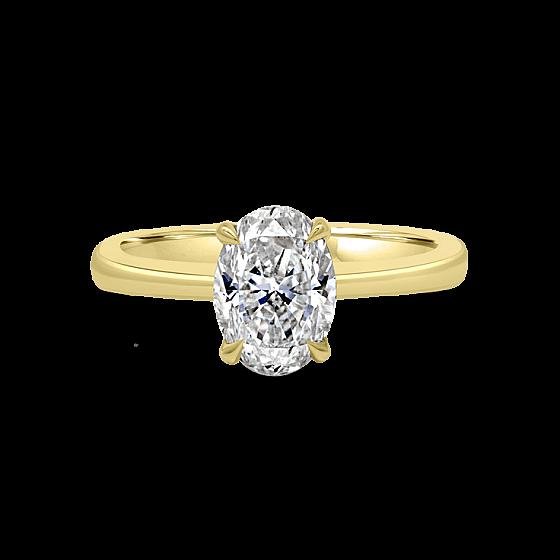 Oval Instinct Solitaire Engagement Ring product image