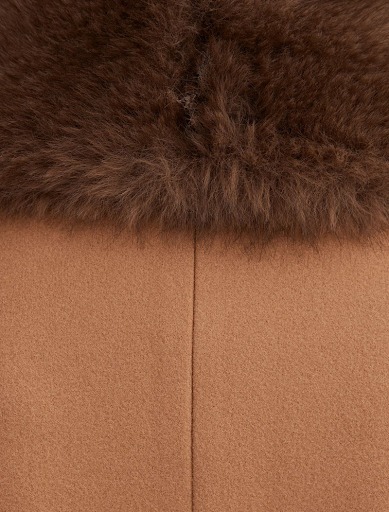 Shelby Faux Fur Collar Coat
