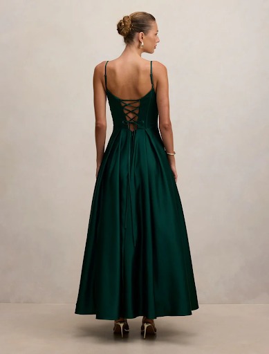 Avaleen Strappy Corset Dress
