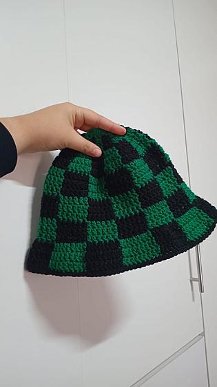 Green Checkered Bucket Hat product image