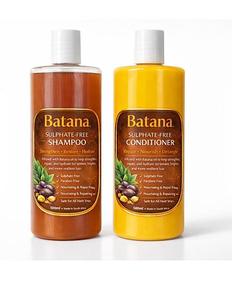 Batana Oil Shampoo and Conditioner Set 500ml product image