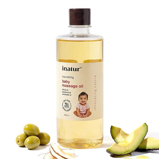 Inatur Baby Massage Oil 400ml product image