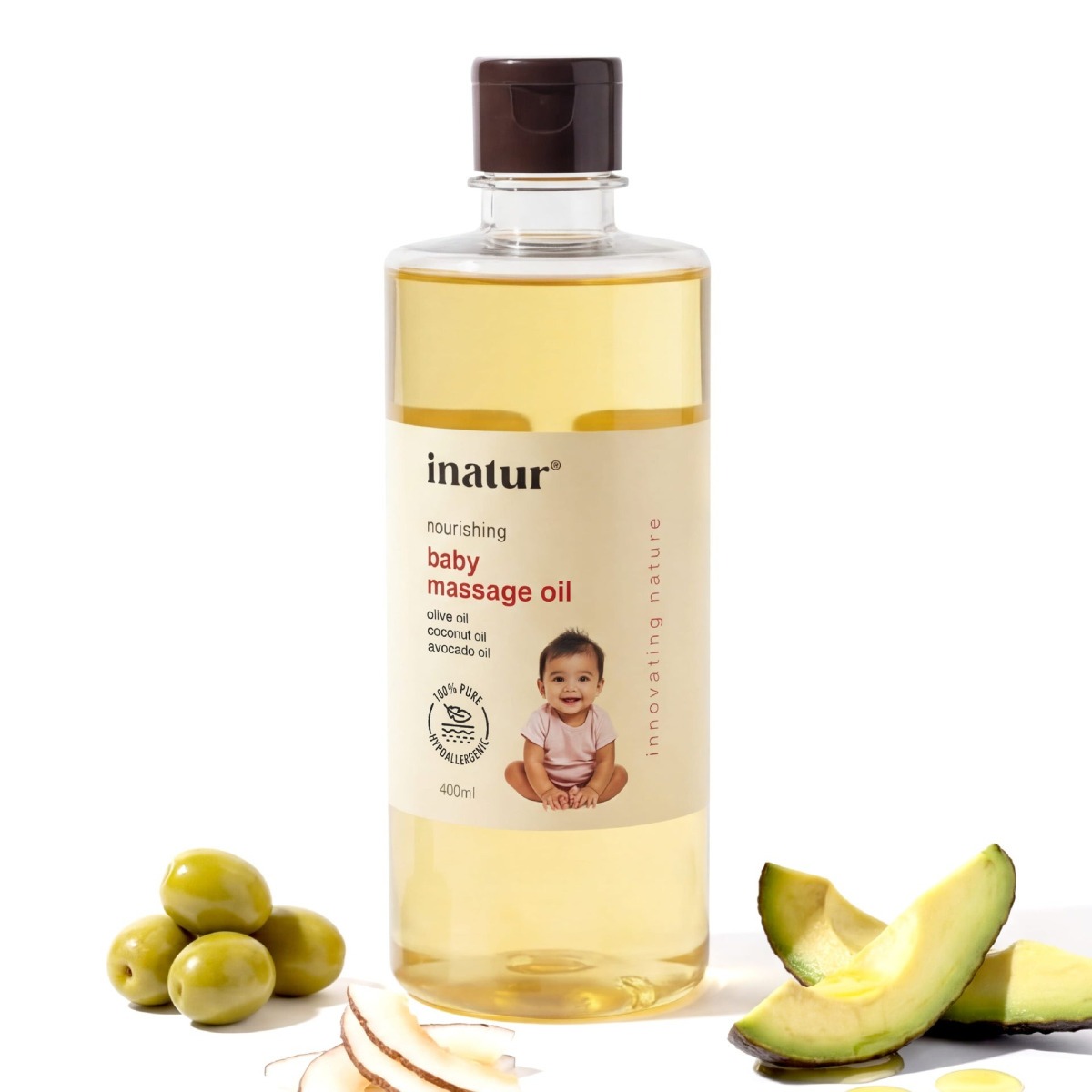 Inatur Baby Massage Oil 400ml