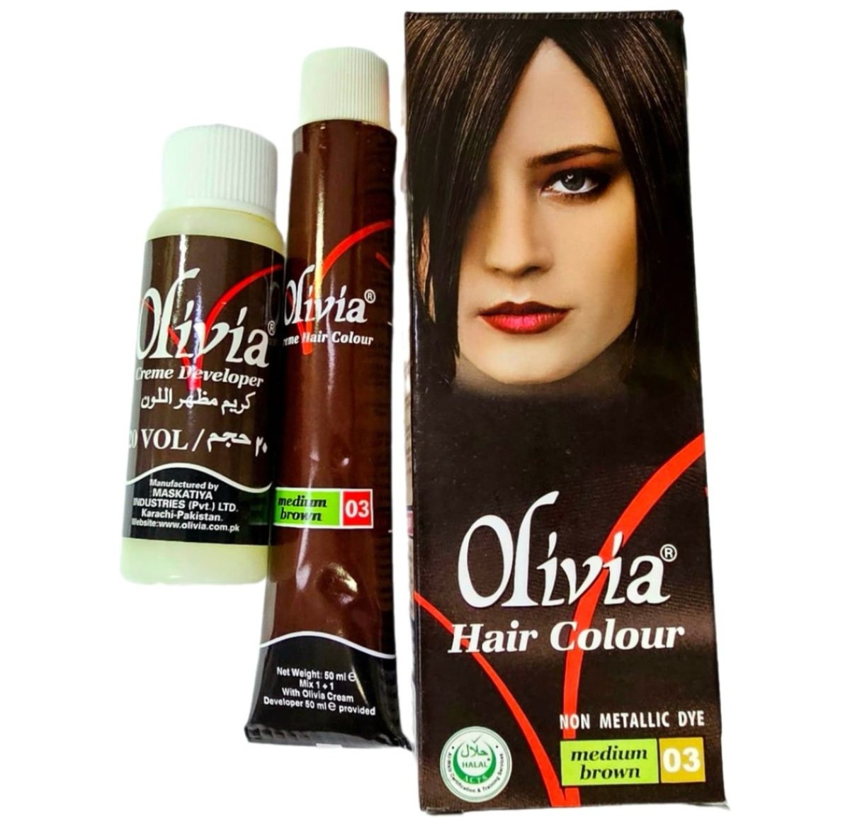 Olivia Hair Colour Medium Brown