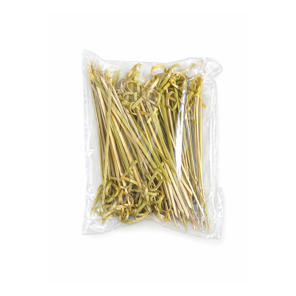 BIO - 12cm Bamboo Knotted Skewers - 100 Units
