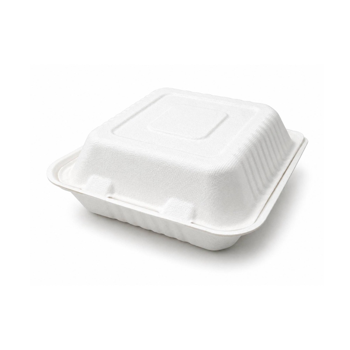 Bio Sugar Cane Lunch Box 1 2LT 1C (200 PCS In CA) - 50 Units