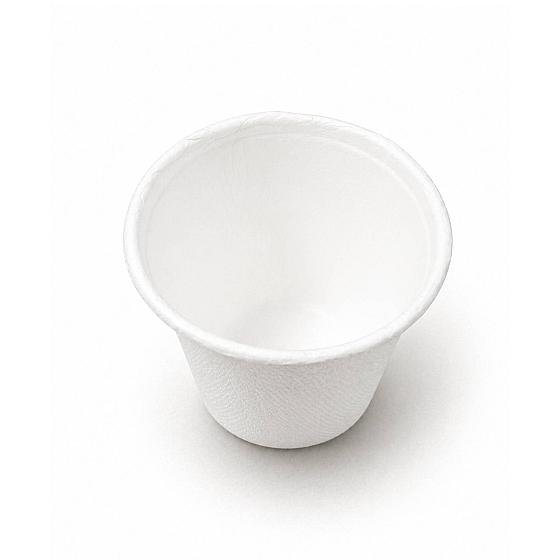 Bio Sugar Cane - 95ml White Combo Portion Cups - 50 Units