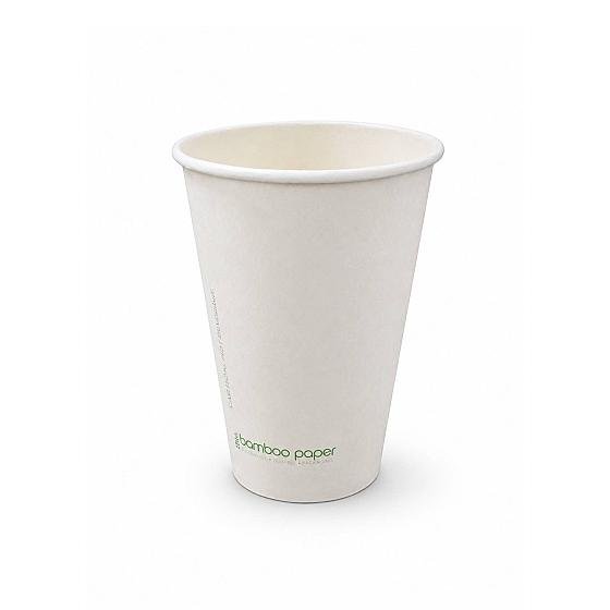 LDPE - Bamboo Single Wall Paper Cup 350ML - 50 Units