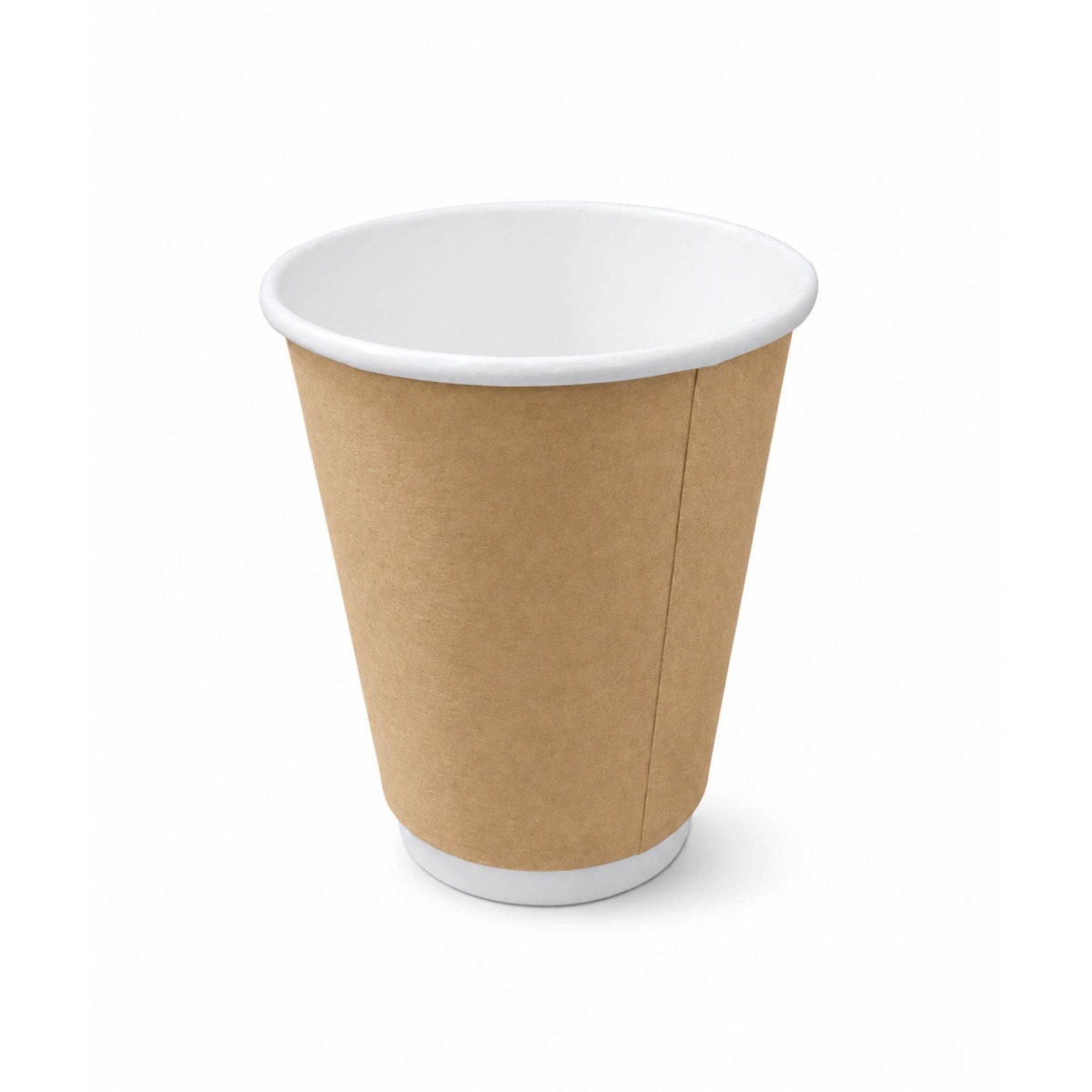 LDPE - Double Wall 350ML Kraft Paper Cups - 500 Units