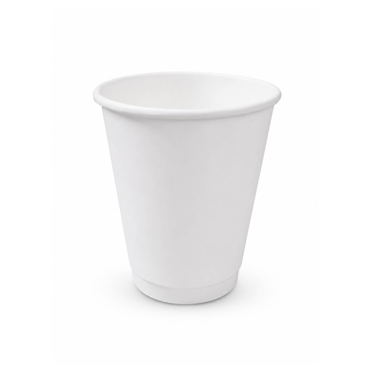 Bio PLA - Double Wall 350ML White Paper Cups - 500 Units