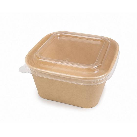 Kraft Square Food Salad Bowl 500ml - 50 Units