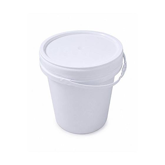 20LTR Bucket w/ Lid White - 01 Unit