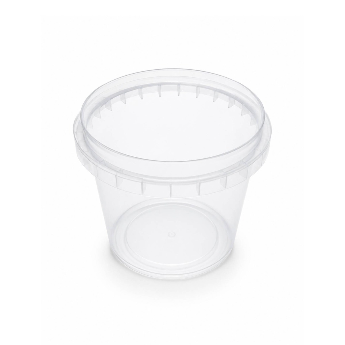 Tamper Proof Tub 125ML Clear Tub - 1000 Units