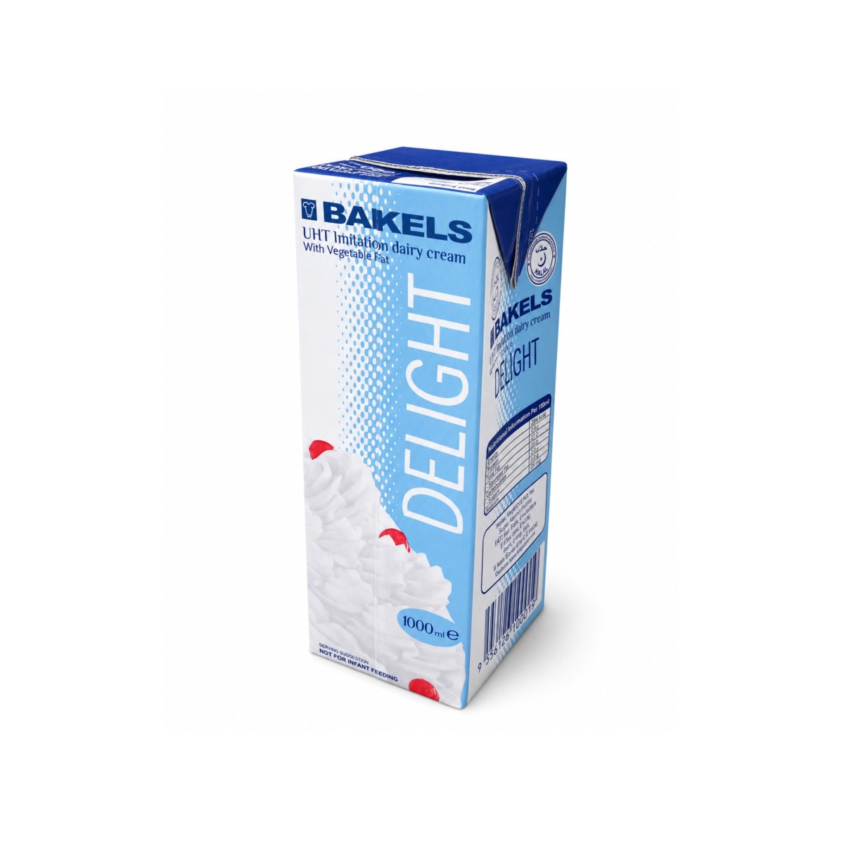 CREAM - Bakels Delight 1LTR Dairy Cream Milk Box - 01 Unit