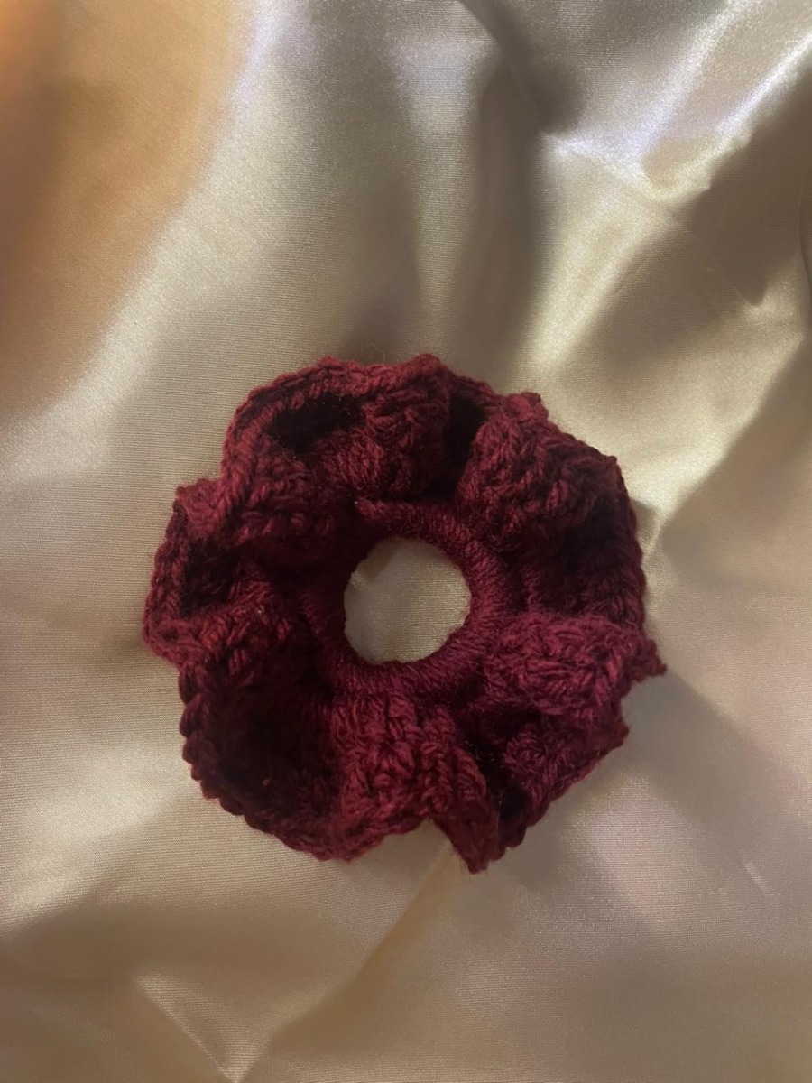 Maroon Scrunchie