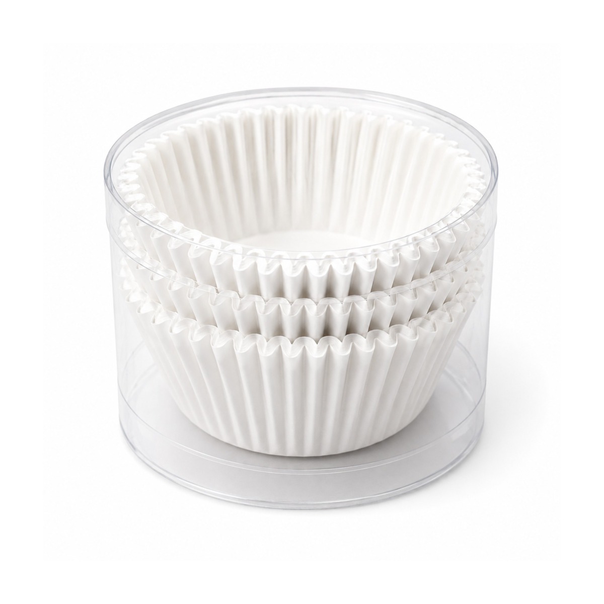 Muffin Paper Cups White 11cm - 100 Units