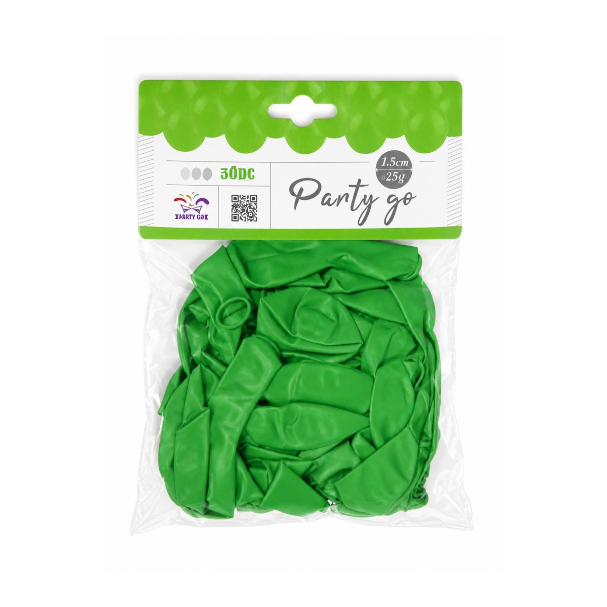Matte Latex Balloons 25cm (Lets Go party) - 50 Units