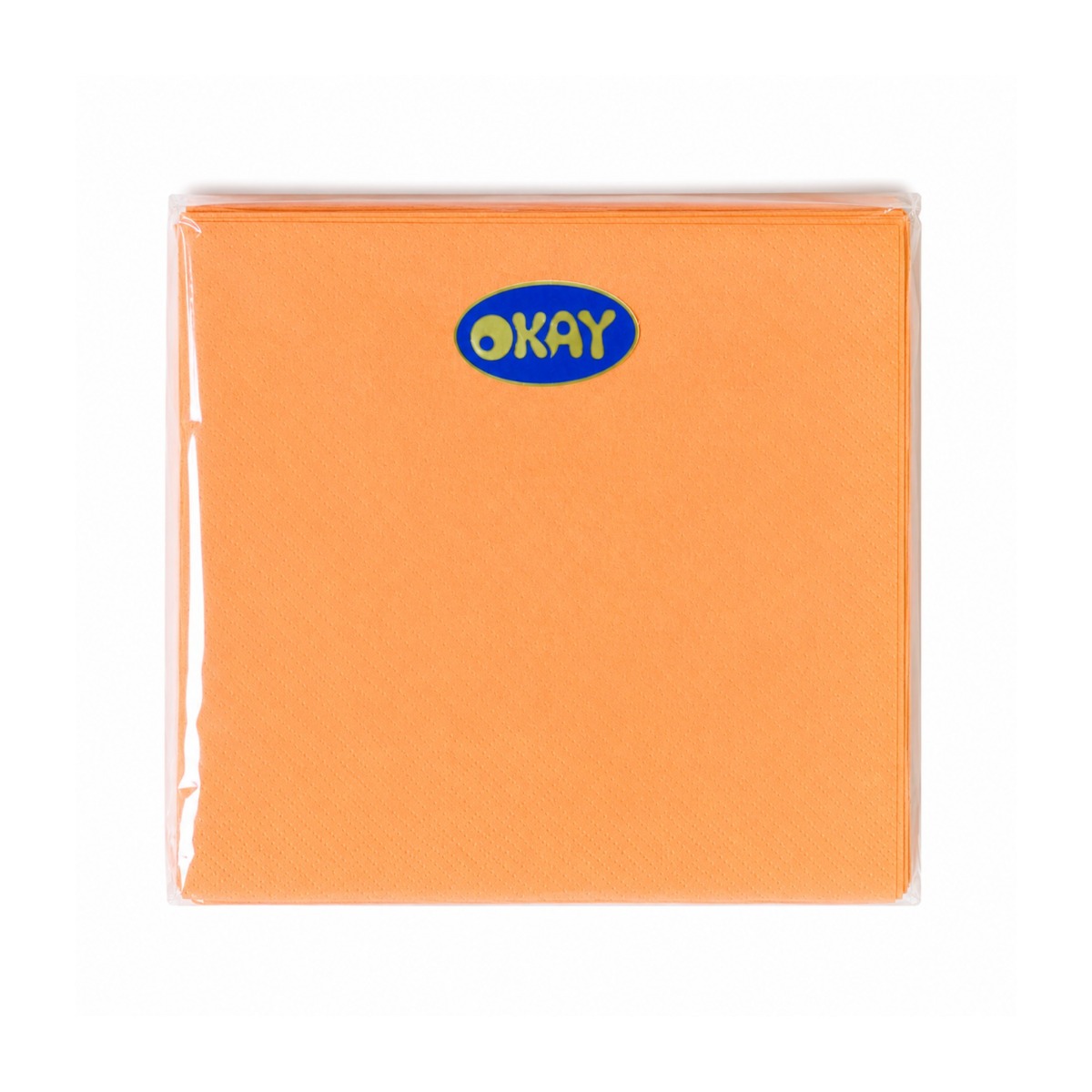 2PLY 33x33 Orange Serviettes - 50 Units