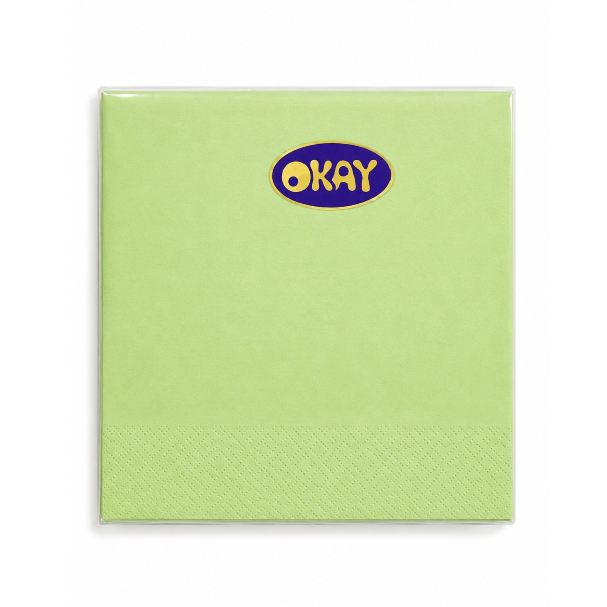 2PLY 33x33 Light Green Serviettes - 100 Units