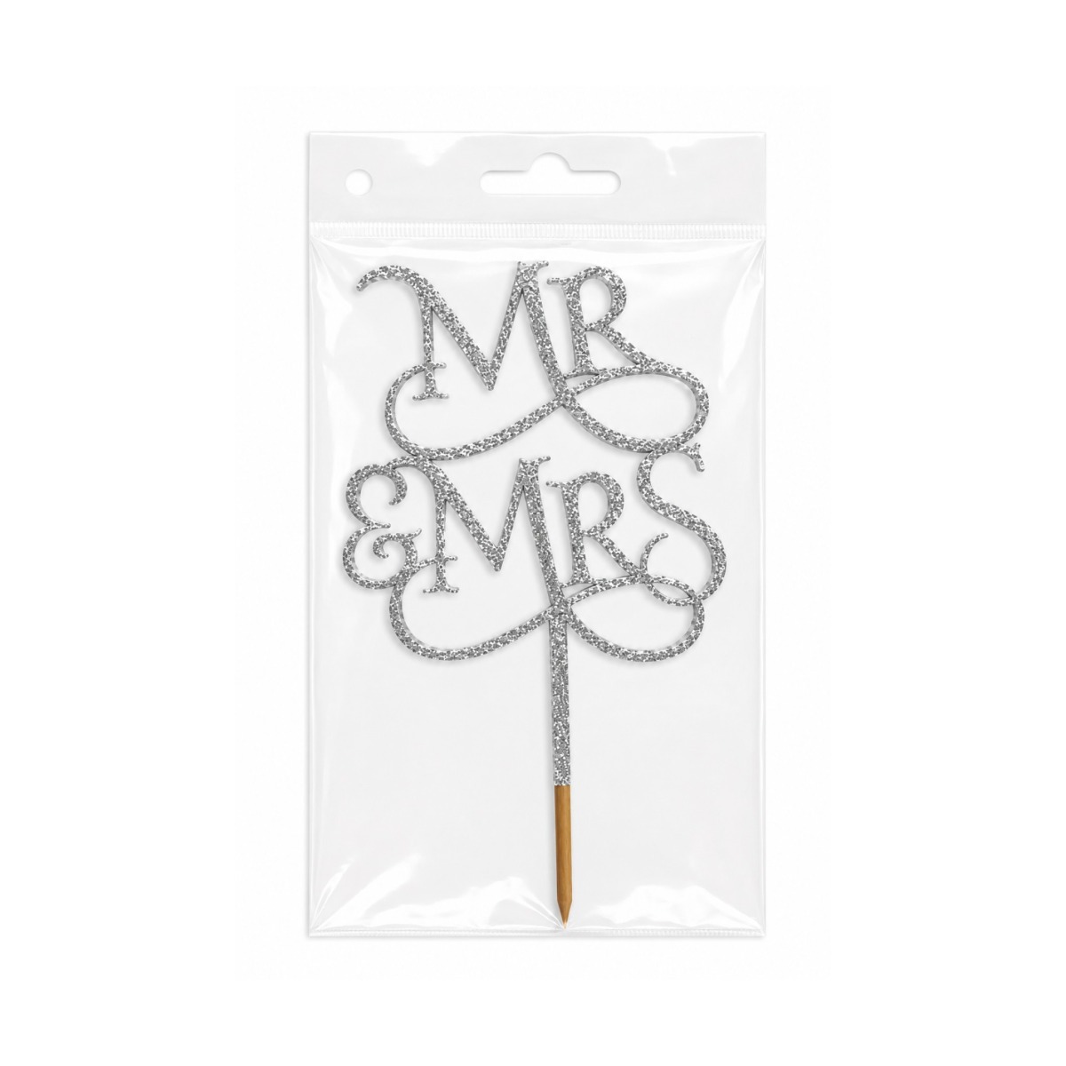 Cake Topper Mr & Mrs - 01 Unit