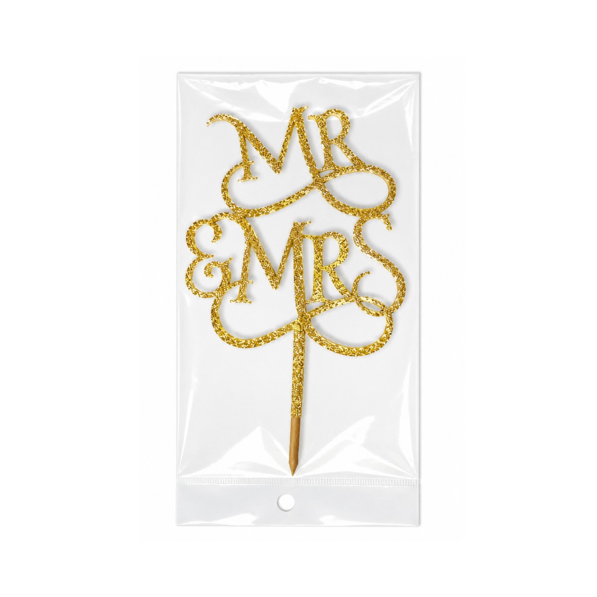 Cake Topper Mr & Mrs - 01 Unit