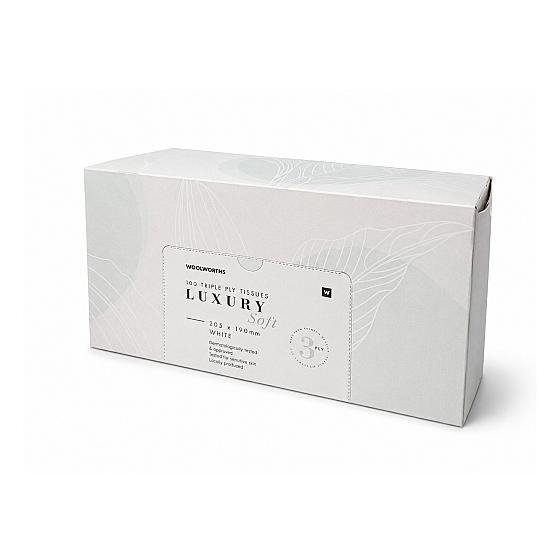 2Ply Super Soft 205x190mm White Tissues - 01 Unit