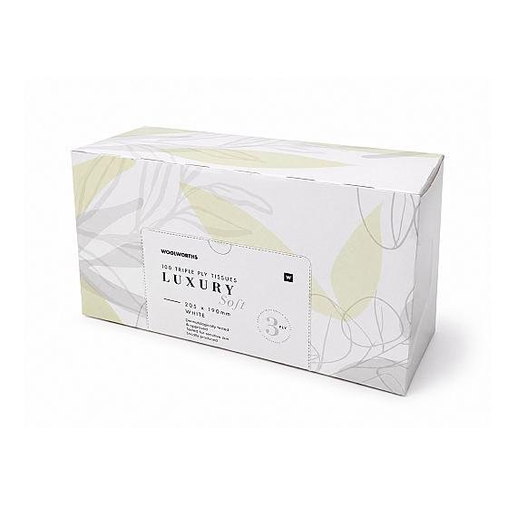 2Ply Super Soft 205x190mm White Tissues - 01 Unit