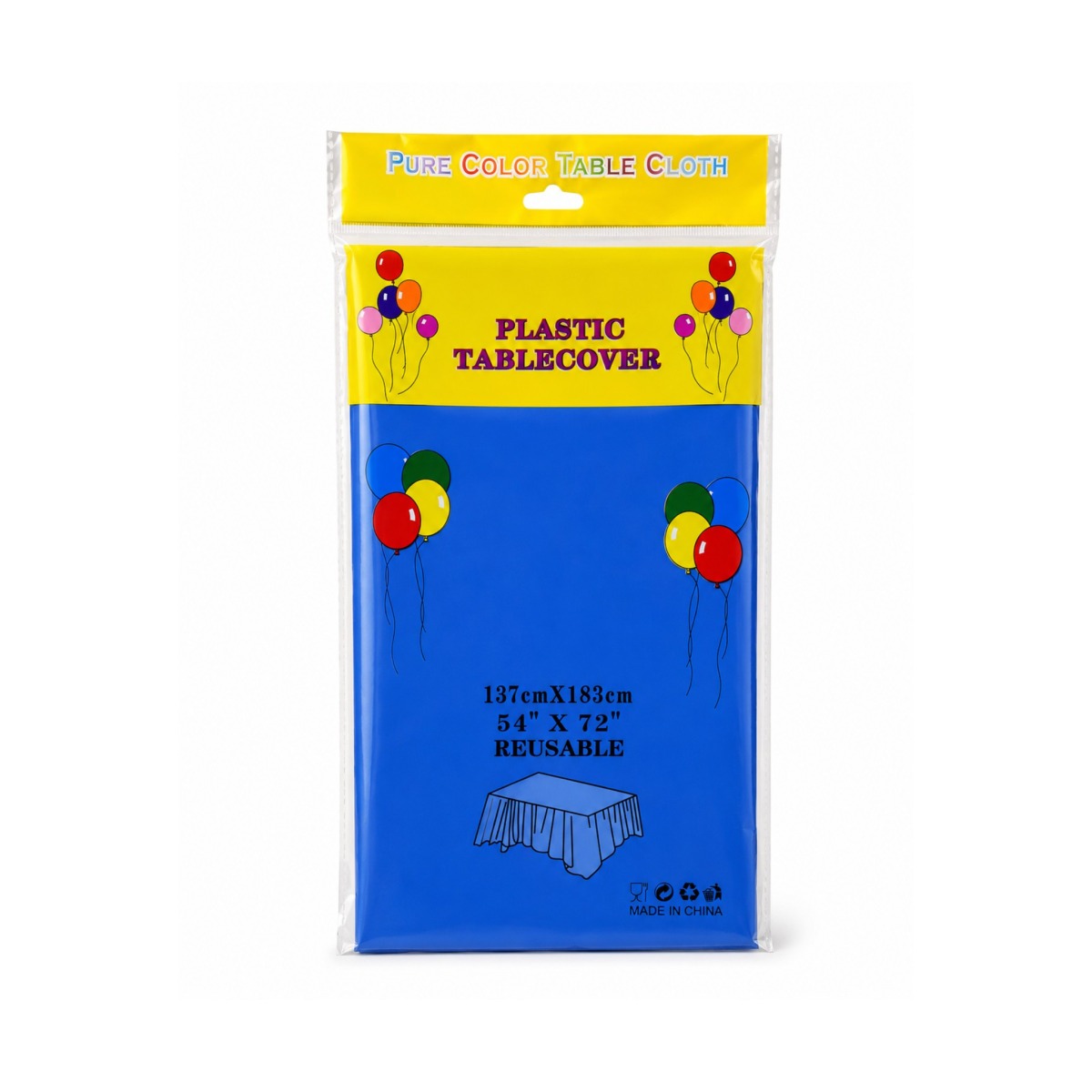 Heavy Duty Plastic Table Cover - 01 Unit