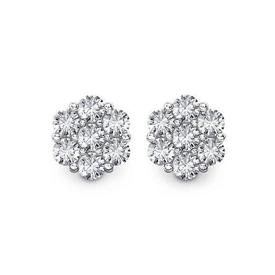 Cluster Diamond Earrings product image