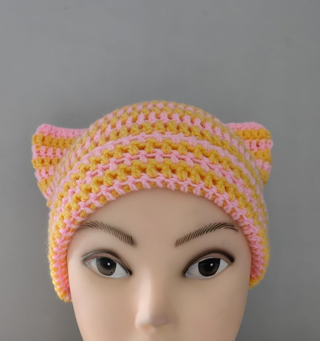 Pastel Cat Beanie