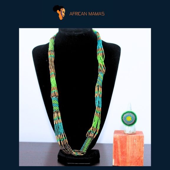 Beaded Cascade Generosity Necklace