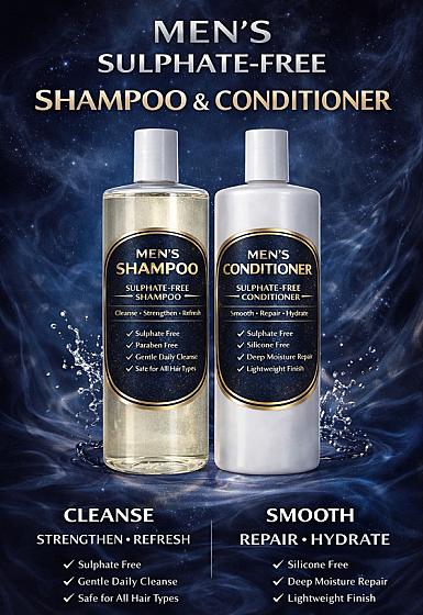 Men's Shampoo and Conditioner Set 500ml