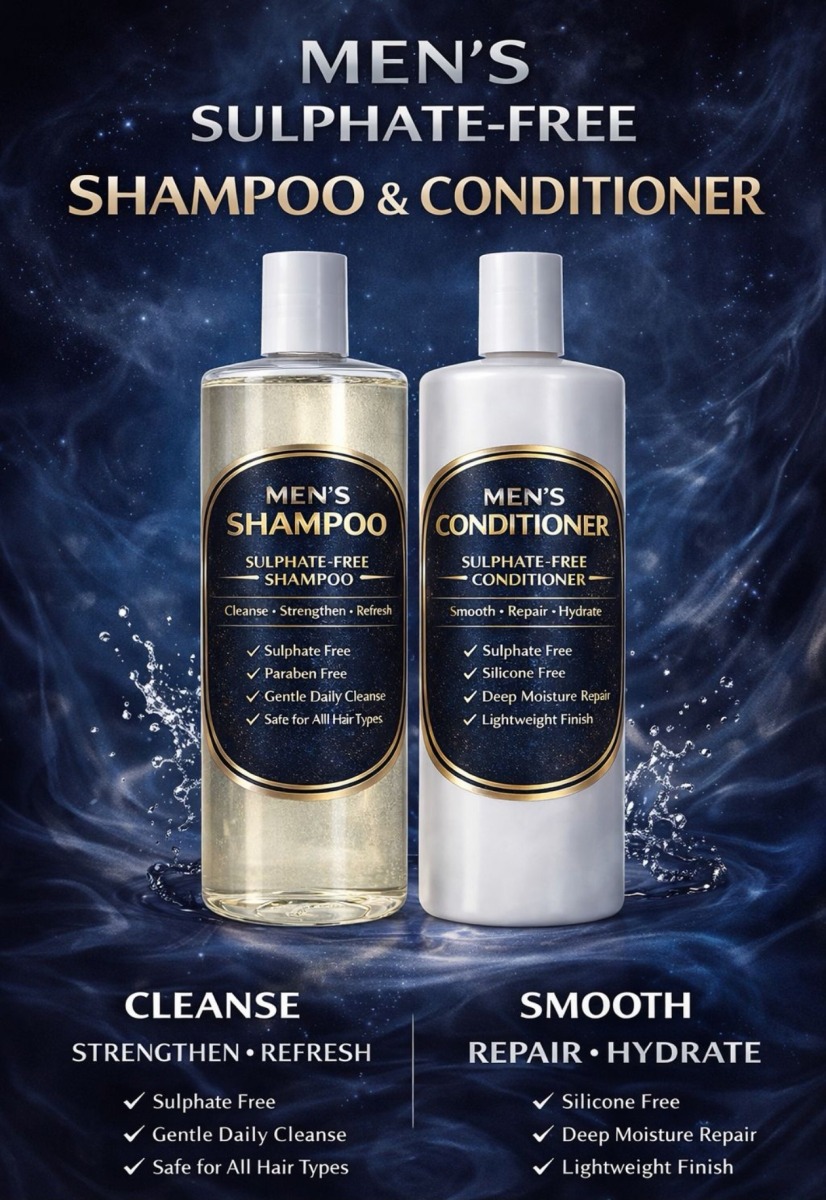 Men's Shampoo and Conditioner Set 500ml