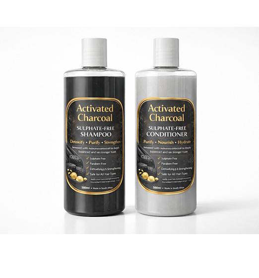 Charcoal Shampoo and Conditioner Set 500ml