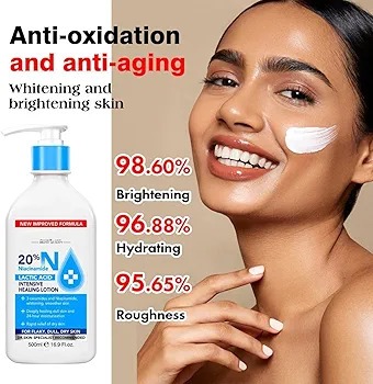 DR.Davey 20% Niacinamide + Lactic Acid Intensive Healing Lotion.
